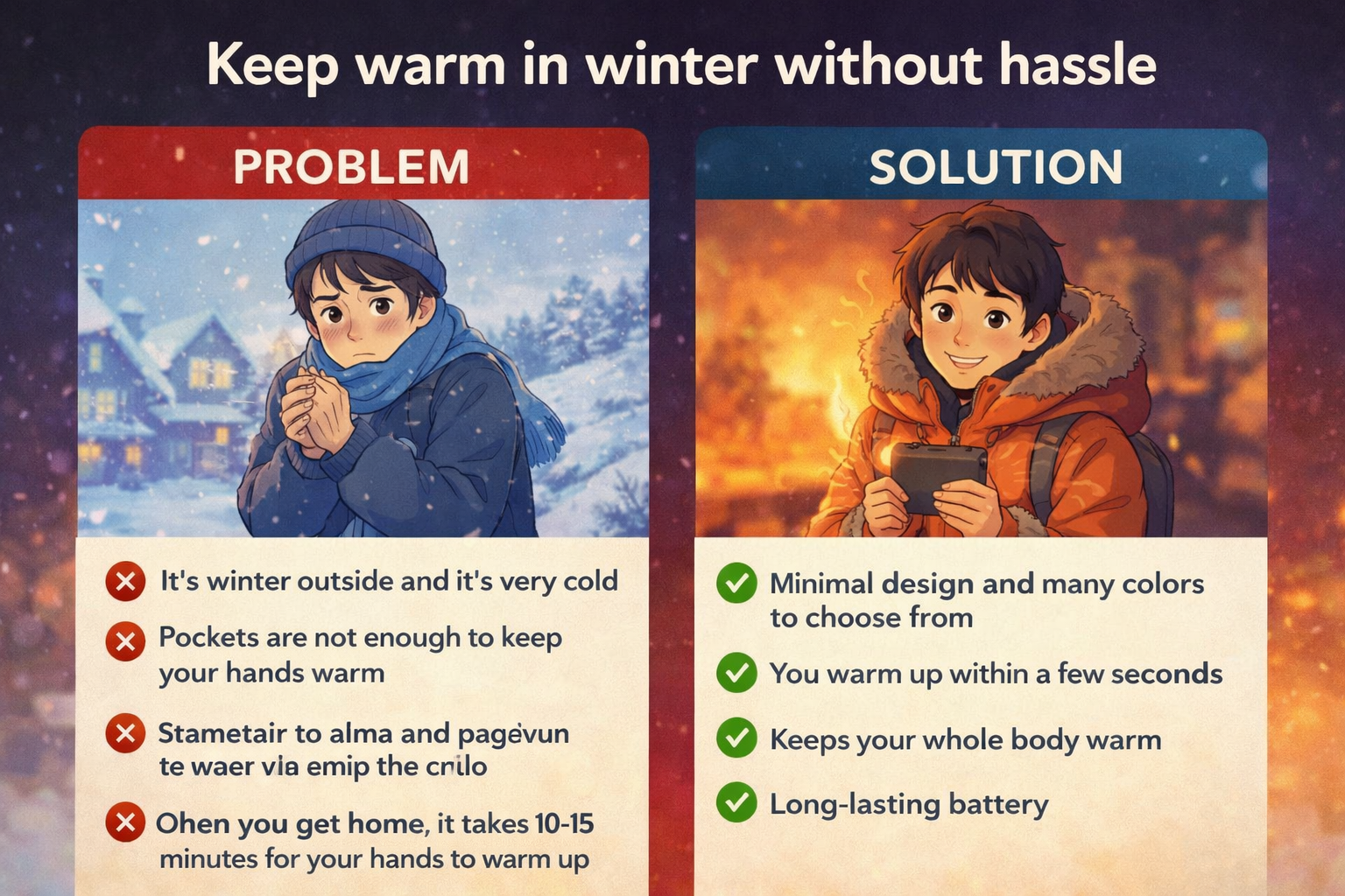 Rechargeable hand warmer